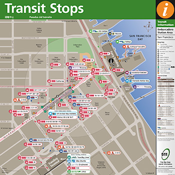 transit stops map
