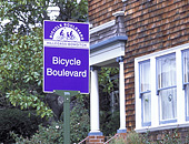 Bike Boulevard sign