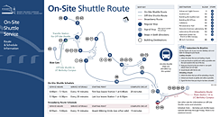 Berkeley Lab shuttle map