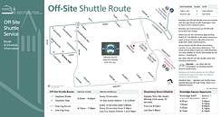 Berkeley Lab off-site shuttle map