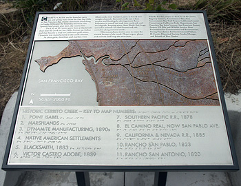 Cerrito Creek sign